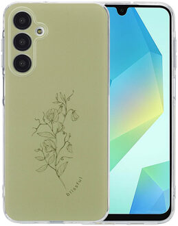 Imoshion Design hoesje voor de Samsung Galaxy A16 - Floral Green Meerkleurig