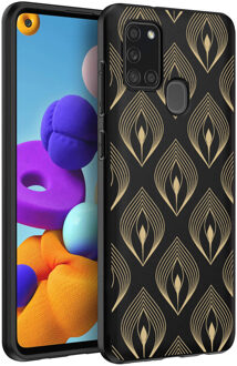 Imoshion Design hoesje voor de Samsung Galaxy A21s - Pauw Goud
