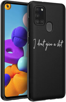 Imoshion Design hoesje voor de Samsung Galaxy A21s - Quote - Zwart - 6.5
