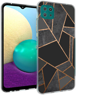 Imoshion Design hoesje voor de Samsung Galaxy A22 (5G) - Black Graphic Meerkleurig