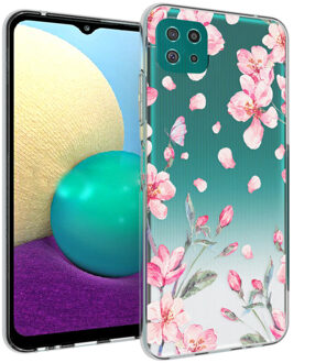 Imoshion Design hoesje voor de Samsung Galaxy A22 (5G) - Blossom Watercolor Meerkleurig