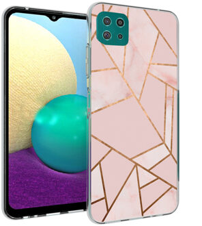Imoshion Design hoesje voor de Samsung Galaxy A22 (5G) - Pink Graphic Meerkleurig