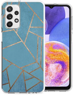 Imoshion Design hoesje voor de Samsung Galaxy A23 (5G) - Blue Graphic Meerkleurig