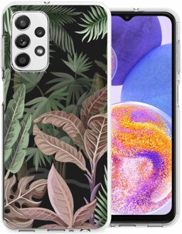 Imoshion Design hoesje voor de Samsung Galaxy A23 (5G) - Dark Jungle Meerkleurig