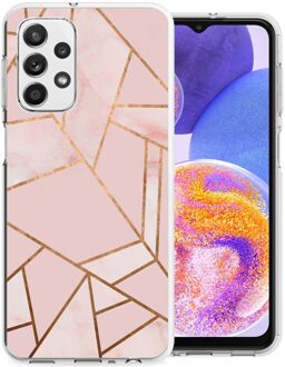 Imoshion Design hoesje voor de Samsung Galaxy A23 (5G) - Pink Graphic Meerkleurig