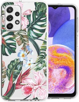 Imoshion Design hoesje voor de Samsung Galaxy A23 (5G) - Tropical Jungle Meerkleurig
