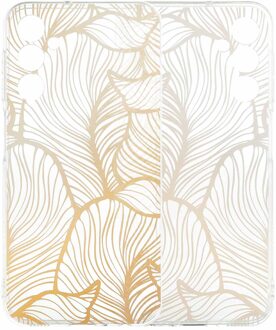 Imoshion Design hoesje voor de Samsung Galaxy A25 (5G) - Golden Leaves Transparant Meerkleurig