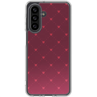Imoshion Design hoesje voor de Samsung Galaxy A26 - Crush Check Coral Dust Rood