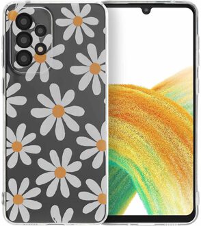 Imoshion Design hoesje voor de Samsung Galaxy A33 - Daisy Flower Meerkleurig