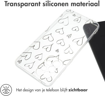 Imoshion Design hoesje voor de Samsung Galaxy A33 - Hearts Meerkleurig