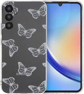 Imoshion Design hoesje voor de Samsung Galaxy A34 (5G) - Butterfly Meerkleurig