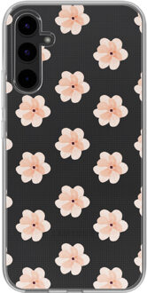 Imoshion Design hoesje voor de Samsung Galaxy A34 (5G) - Floral Peach Transparant