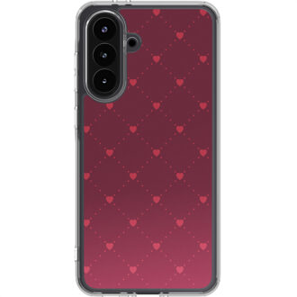 Imoshion Design hoesje voor de Samsung Galaxy A36 - Crush Check Coral Dust Rood