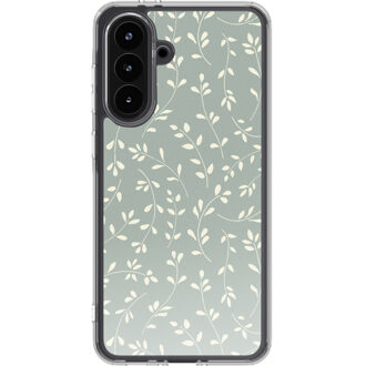 Imoshion Design hoesje voor de Samsung Galaxy A36 - Smoke Green Flowers Groen