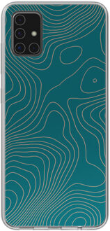 Imoshion Design hoesje voor de Samsung Galaxy A51 - Topo Turquoise Meerkleurig - 6.5