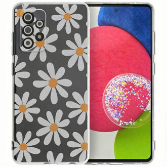 Imoshion Design hoesje voor de Samsung Galaxy A52(s) (5G/4G) - Daisy Flower Meerkleurig