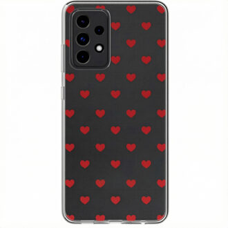 Imoshion Design hoesje voor de Samsung Galaxy A52(s) (5G/4G) - Red Hearts Meerkleurig