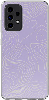 Imoshion Design hoesje voor de Samsung Galaxy A52(s) (5G/4G) - Topo Lilac Meerkleurig