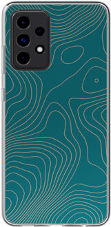 Imoshion Design hoesje voor de Samsung Galaxy A52(s) (5G/4G) - Topo Turquoise Meerkleurig