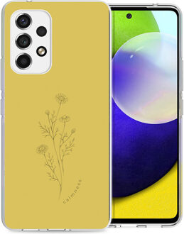 Imoshion Design hoesje voor de Samsung Galaxy A53 - Floral Lime Groen