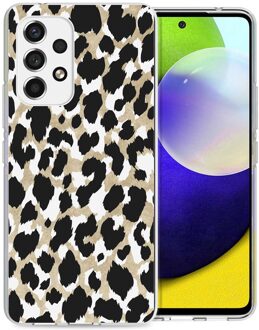 Imoshion Design hoesje voor de Samsung Galaxy A53 - Golden Leopard Goud