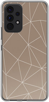 Imoshion Design hoesje voor de Samsung Galaxy A53 - Graphic Lines Beige