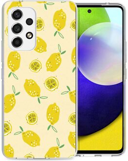 Imoshion Design hoesje voor de Samsung Galaxy A53 - Lemons Geel