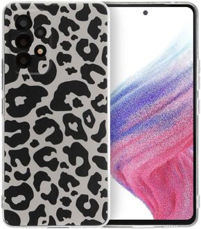 Imoshion Design hoesje voor de Samsung Galaxy A53 - Leopard Transparent Meerkleurig