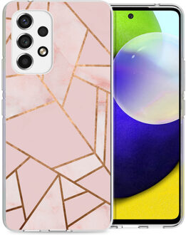 Imoshion Design hoesje voor de Samsung Galaxy A53 - Pink Graphic Meerkleurig