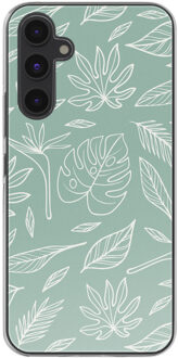 Imoshion Design hoesje voor de Samsung Galaxy A54 (5G) - Leaves Line-Art Groen