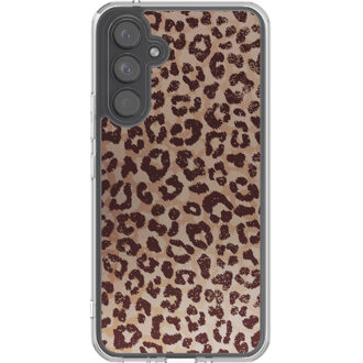 Imoshion Design hoesje voor de Samsung Galaxy A54 (5G) - Leopard Mood Bruin