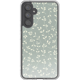 Imoshion Design hoesje voor de Samsung Galaxy A54 (5G) - Smoke Green Flowers Groen