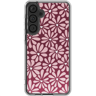 Imoshion Design hoesje voor de Samsung Galaxy A55 - Bloom Love Blush Meerkleurig