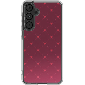 Imoshion Design hoesje voor de Samsung Galaxy A55 - Crush Check Coral Dust Rood