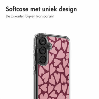Imoshion Design hoesje voor de Samsung Galaxy A55 - Hearty Blush Meerkleurig