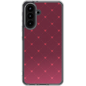 Imoshion Design hoesje voor de Samsung Galaxy A56 - Crush Check Coral Dust Rood