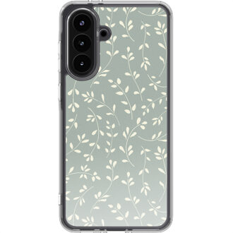 Imoshion Design hoesje voor de Samsung Galaxy A56 - Smoke Green Flowers Groen
