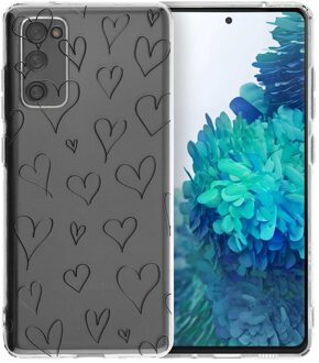 Imoshion Design hoesje voor de Samsung Galaxy S20 FE - Heart Meerkleurig