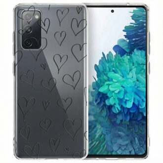 Imoshion Design hoesje voor de Samsung Galaxy S20 FE - Heart Meerkleurig