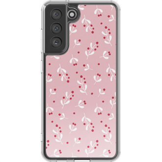 Imoshion Design hoesje voor de Samsung Galaxy S21 FE - Berries Blush Roze