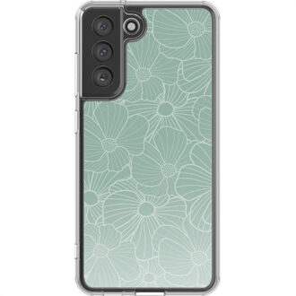 Imoshion Design hoesje voor de Samsung Galaxy S21 FE - Botanica Groen