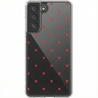 Imoshion Design hoesje voor de Samsung Galaxy S21 FE - Crush Check Transparant