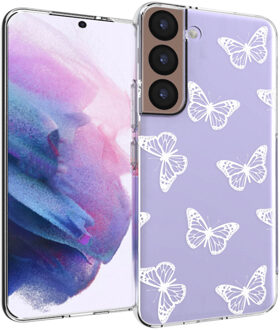 Imoshion Design hoesje voor de Samsung Galaxy S22 - Butterfly Transparant