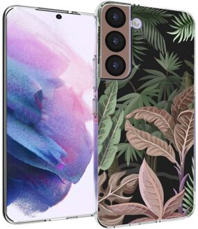 Imoshion Design hoesje voor de Samsung Galaxy S22 - Dark Jungle Meerkleurig