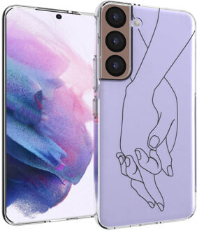 Imoshion Design hoesje voor de Samsung Galaxy S22 - Hand - Transparant