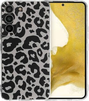 Imoshion Design hoesje voor de Samsung Galaxy S22 - Leopard Transparent Meerkleurig