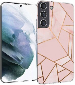 Imoshion Design hoesje voor de Samsung Galaxy S22 Plus - Pink Graphic Meerkleurig