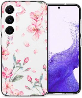 Imoshion Design hoesje voor de Samsung Galaxy S23 - Blossom Watercolor Meerkleurig