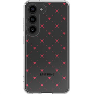 Imoshion Design hoesje voor de Samsung Galaxy S23 - Crush Check Transparant