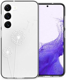 Imoshion Design hoesje voor de Samsung Galaxy S23 - Dandelion Transparant